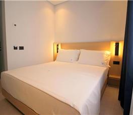 Double room Back view without balcony (Double bed + Sofa)