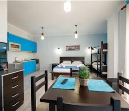 Four-bedded Room with Sea view (Double bed and Bunk bed)